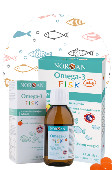 Zestaw Omega-3 FISK i Omega-3 FISK Jelly